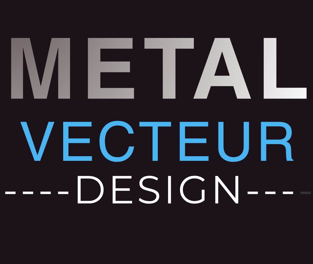 Metal vecteur design